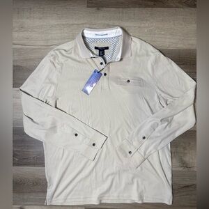 New Mark Law 100% Cotton Long Sleeve Polo